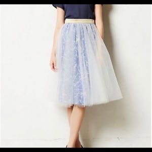 Anthropologie Capelli tulle skirt size 4